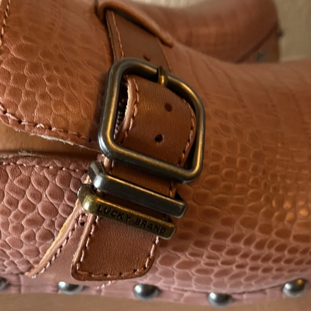 Lucky Brand: Antler Pink Zilkio Wedge Mule Heel- 9 - Image 4