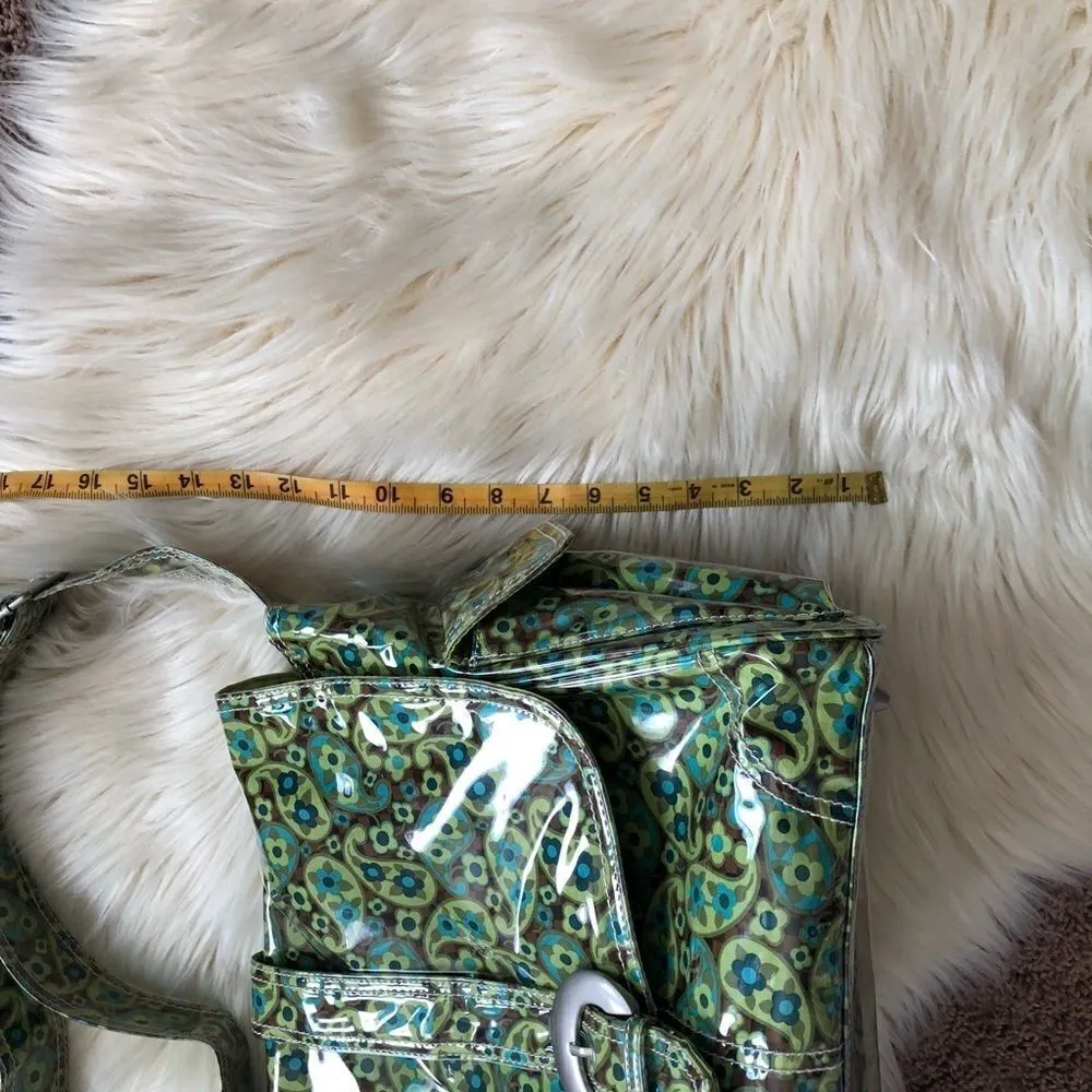 Kalencom New Orleans Laminated Buckle Bag Brown - Image 8