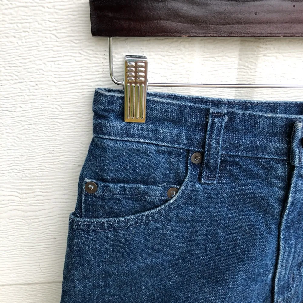 BDG Women’s Shorts Blue Jean Denim Cheeky High Rise Troy Frayed Size 25 - Image 6