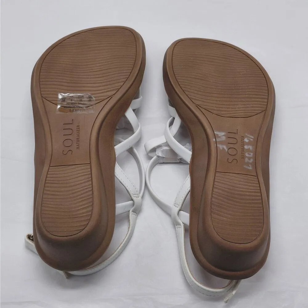 Soul Naturalizer Sierra Strappy Sandal Women's 8.5W White Casual Summer Shoes Size 8.5 - Image 11