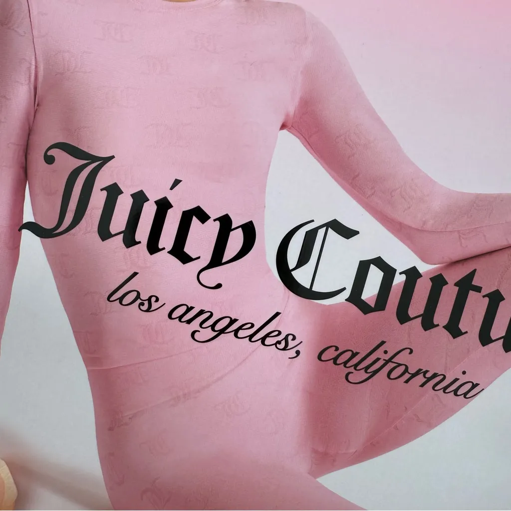 Juicy Couture Pink Seamless Top & Legging Set large - Image 2