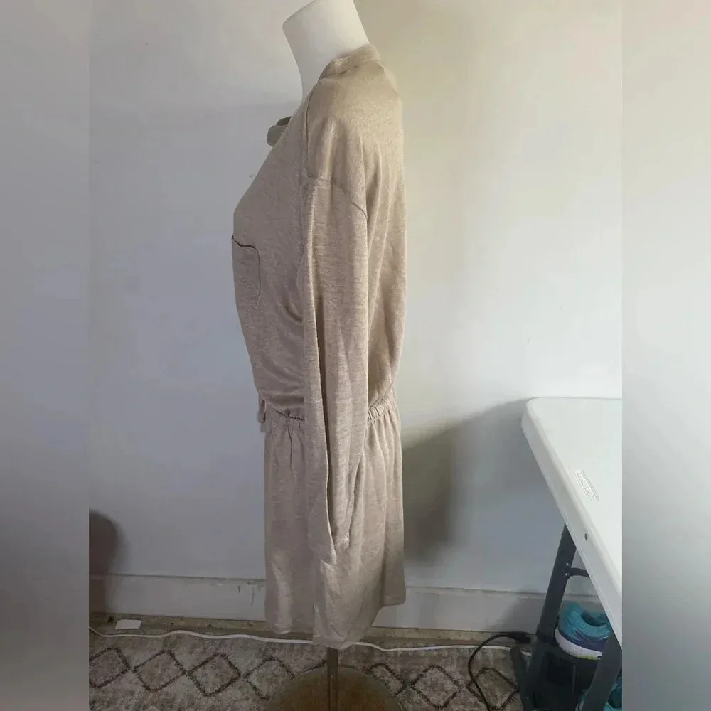 The Company Store women's 100% Linen Pocket Dress Size Medium NWT Lagenlook 0079 - Image 4