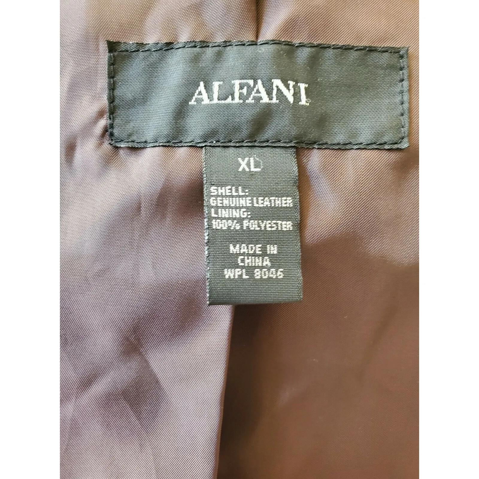 Alfani EUC Womans XLBrown Leather Snakeskin - Image 10