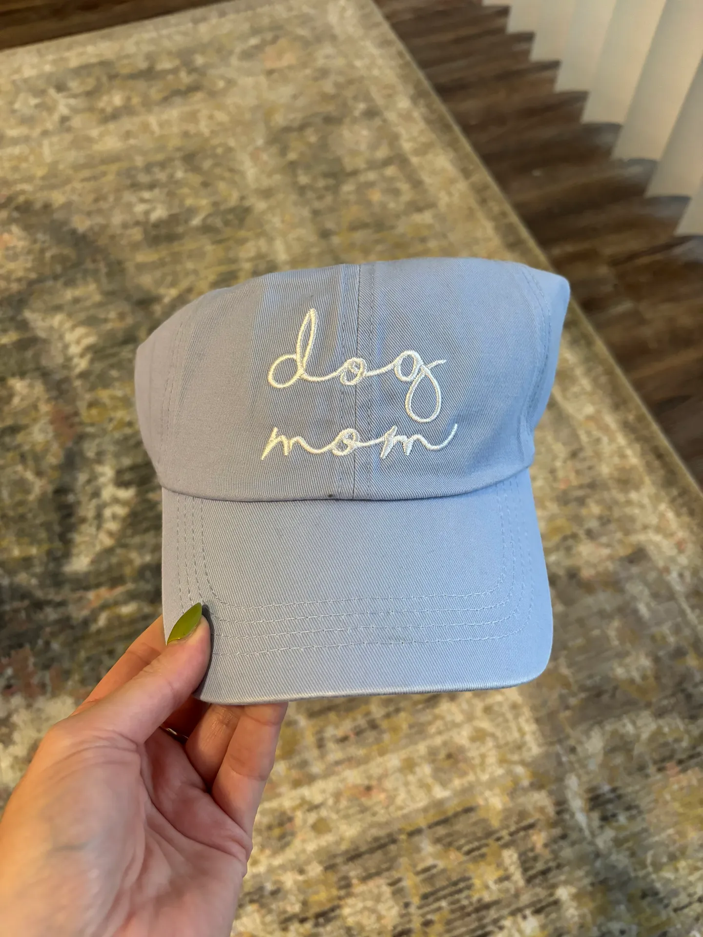 Dog Mom Hat Purple - Image 3