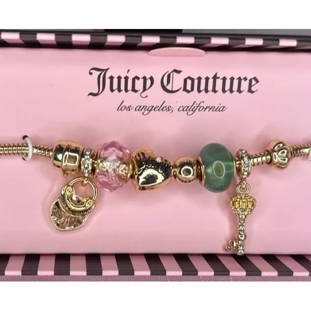 Juicy Couture Lock and Key Charm Bracelet - Image 2