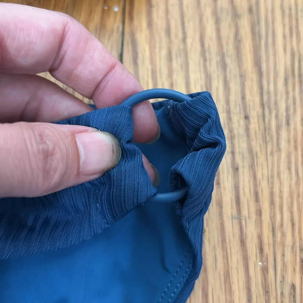 Andie‎ Bonita Bikini Set Ribbed Bijou Blue size Small NWOT - Image 3