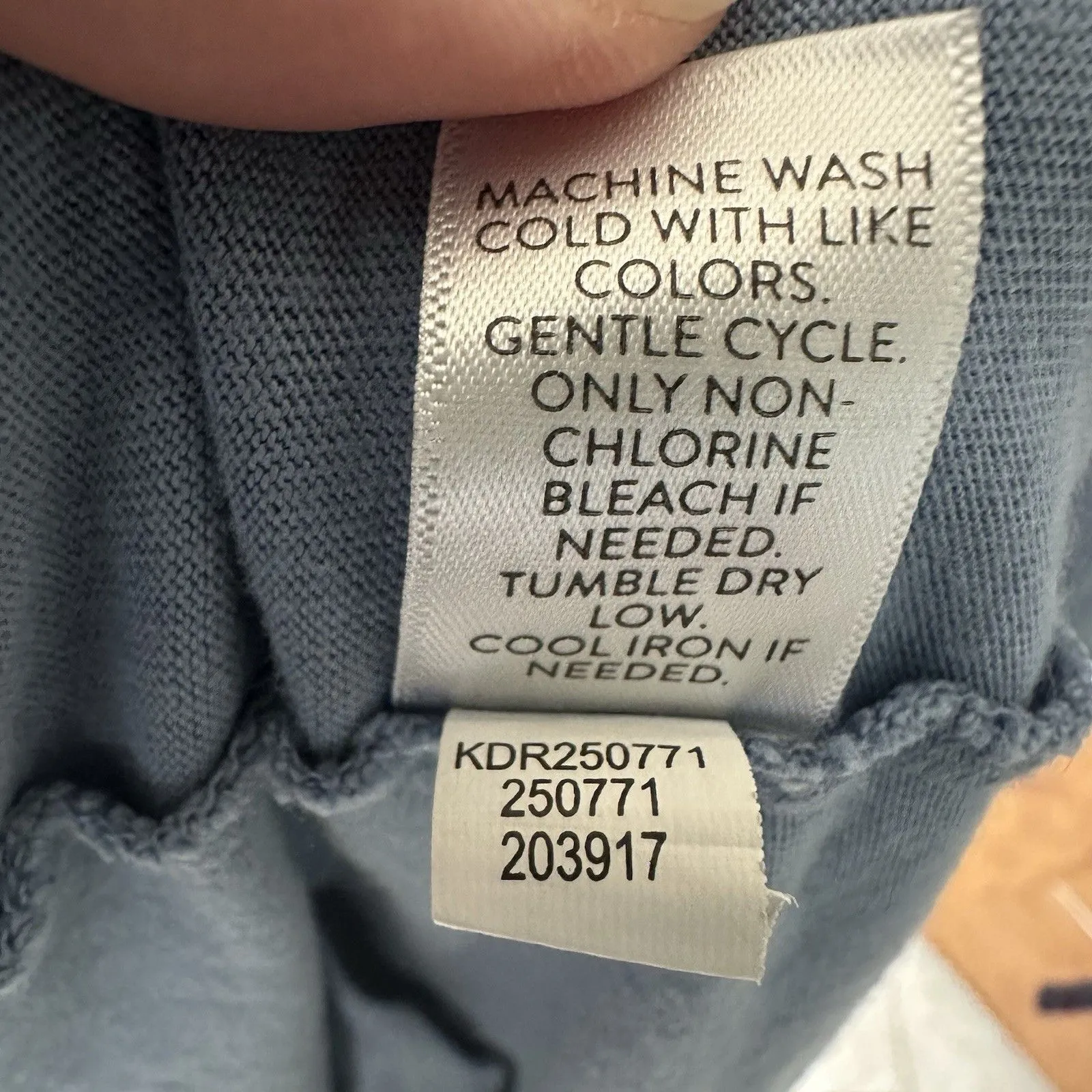 Pure Jill Shirt Dress Womens XL Blue Embroidered Resortwear Coverup Pullover - Image 5