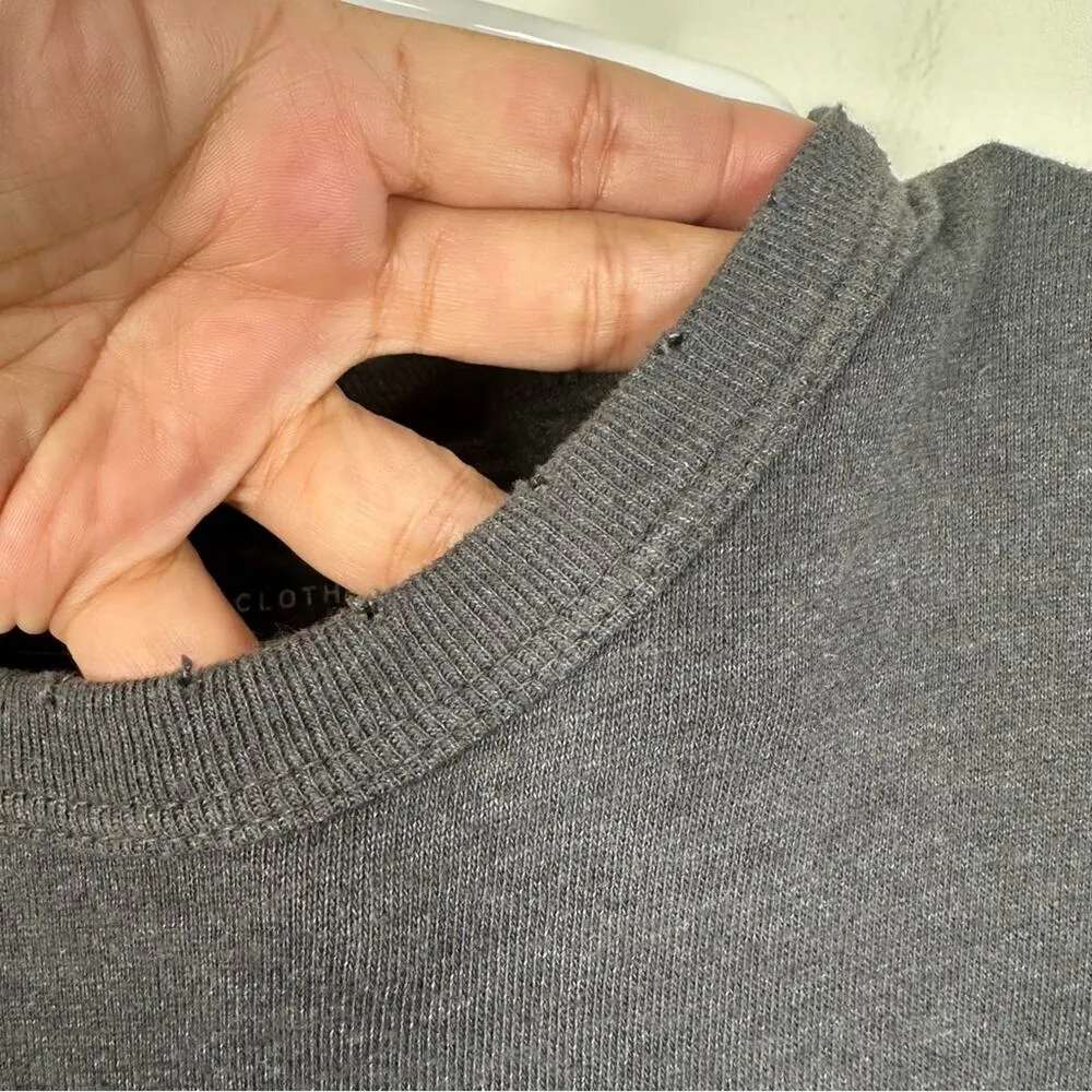 NWT Junk Food Anthropologie Size Small Gray Kindness Graphic Tee Shirt - Image 7