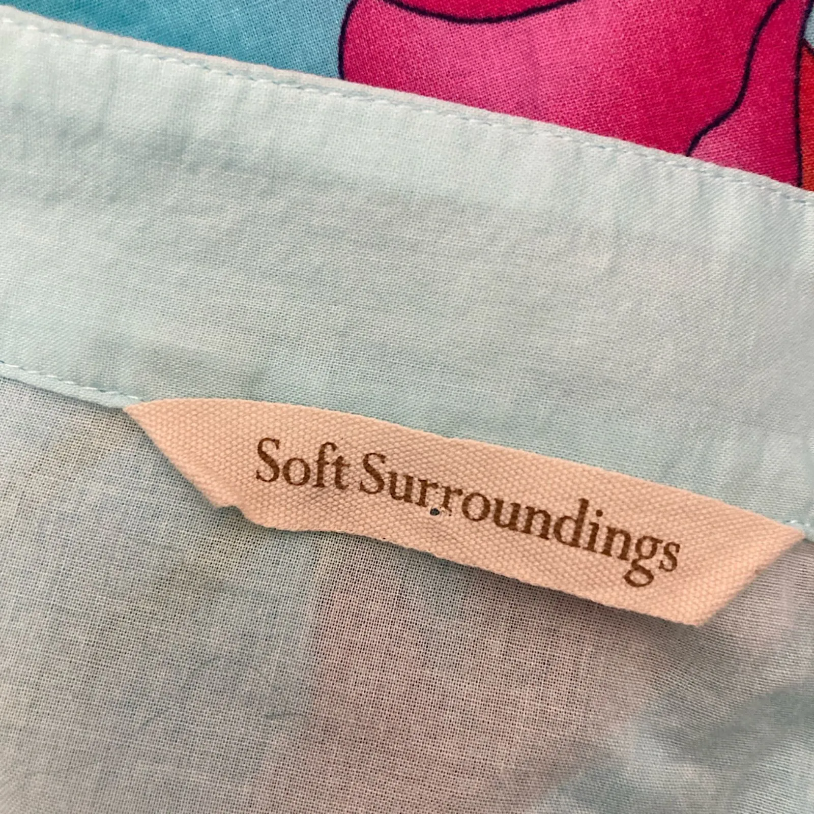 Soft Surroundings L'atalante Tunic PM  Blue Tropical - Image 8