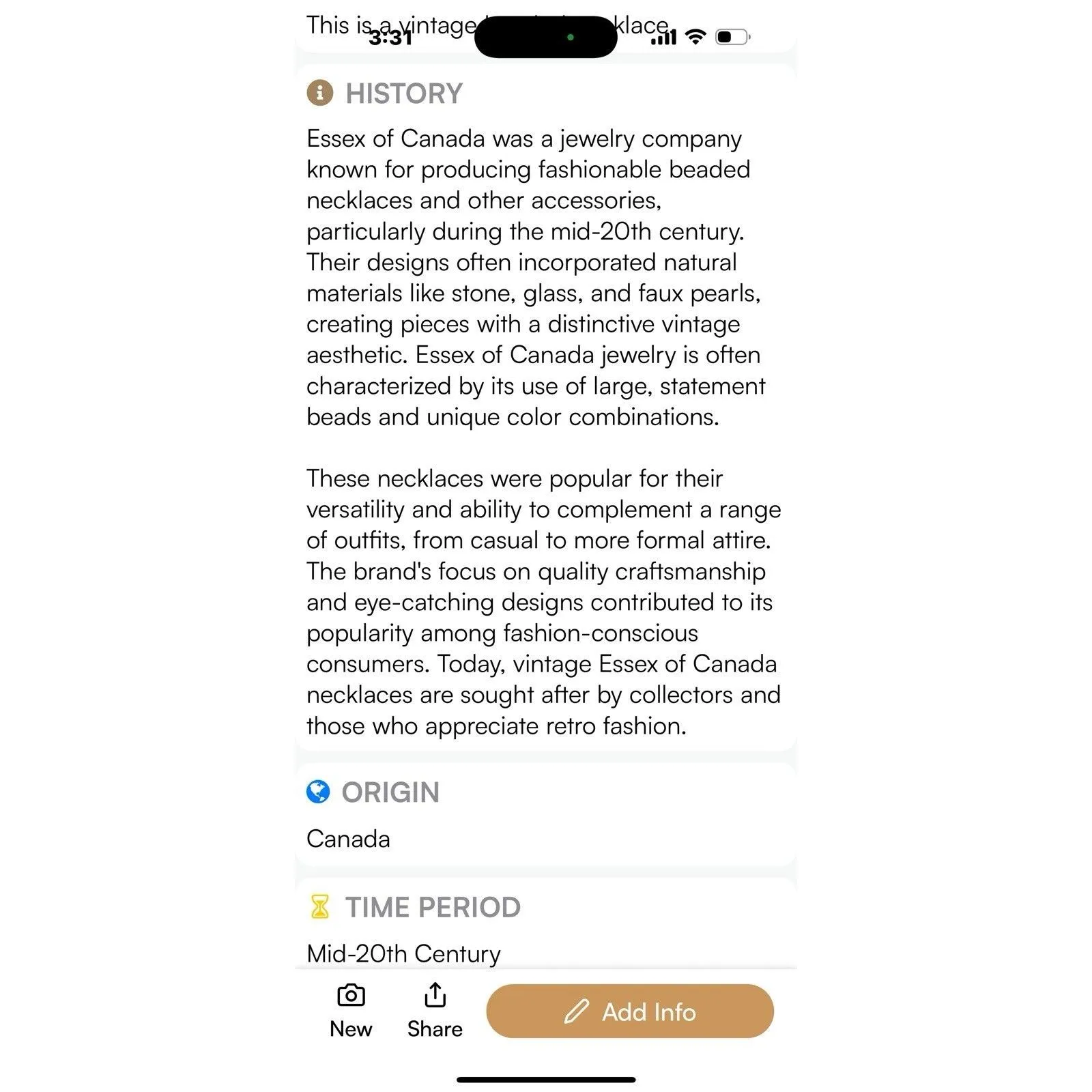 Statement Piece Beaded Necklace - Image 4