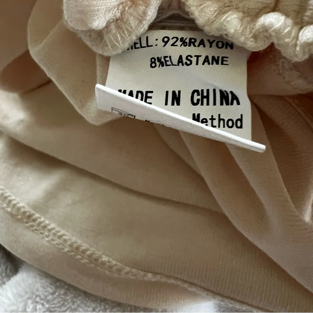 Top One Shoulder Ruched Cropped Blush Pink NWOT L - Image 12