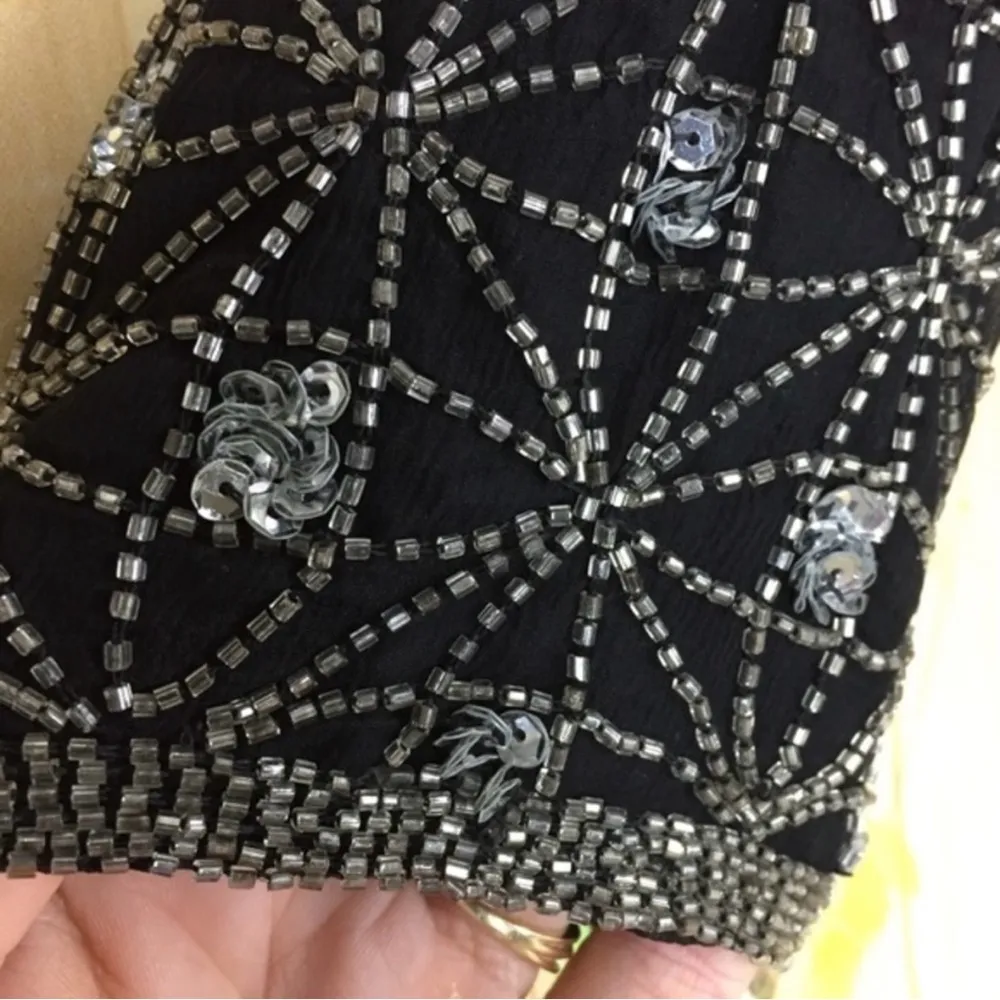 PAPELL BOUTIQUE Vintage Black Beaded Blazer
Size S - Image 5