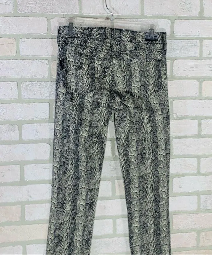 Paige Verdugo Ultra Skinny Jeans in Python Print Size 26 - Image 8