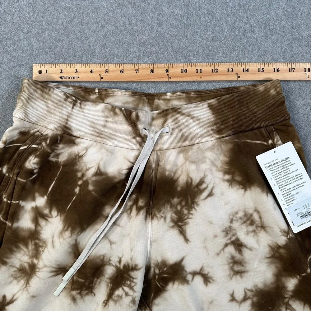 Lululemon Warm Down Jogger Women's 14 Earth Dye Sand 28" Inseam New - Image 6