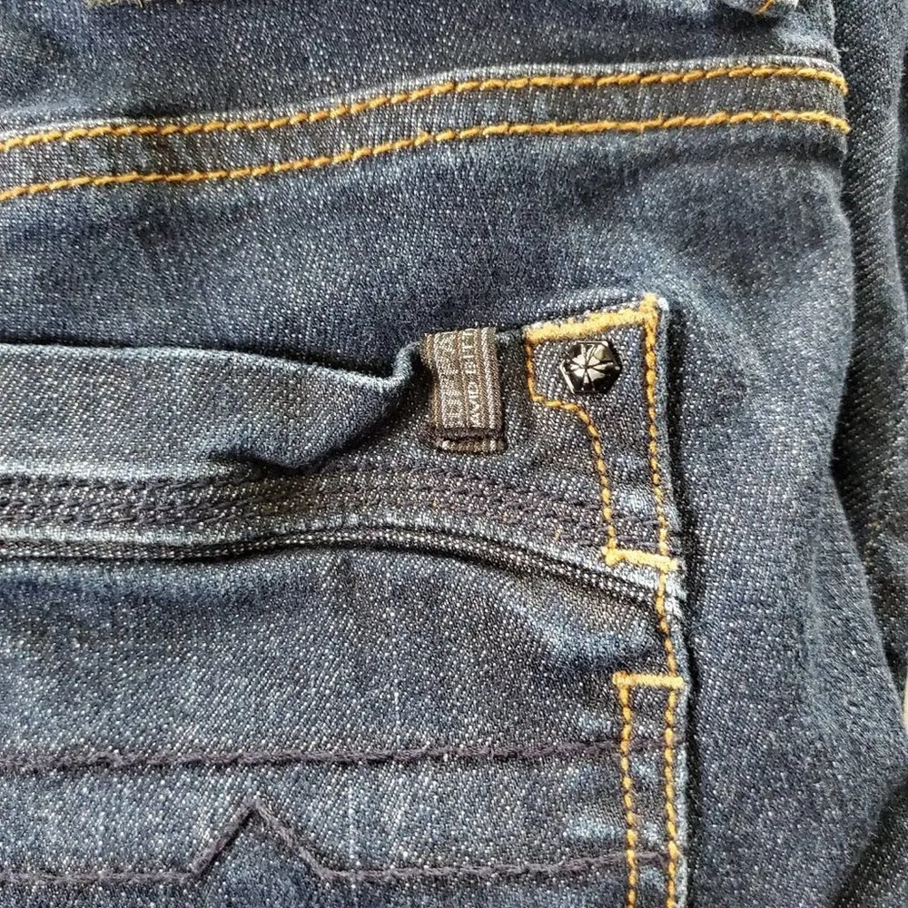 Buffalo David Bitton Blue Star Cigarette Jeans 27 - Image 6