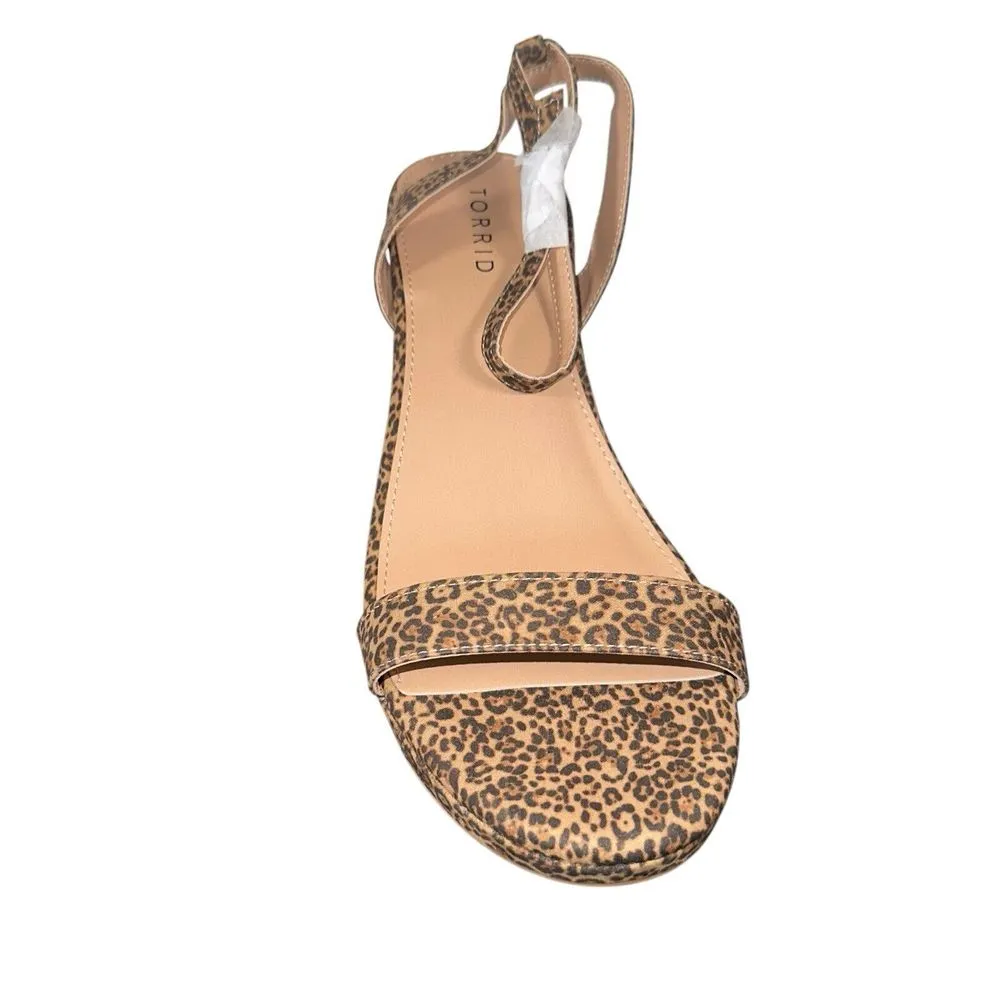 Torrid Womens‎ New Leopard Print Kitten Heel Platform Stiletto Heel Sz 10.5 Wide - Image 2