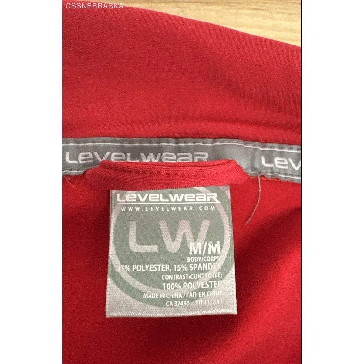 LevelWear Red Women's Nebraska Cornhusker Full Zip Athletic Fleece Jacket Size M Size M - Image 7