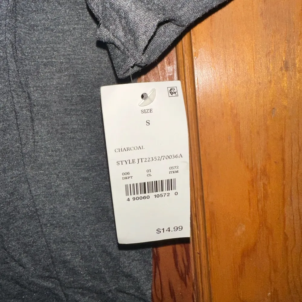 Gray 'Good Vibes' Graphic T - Image 3