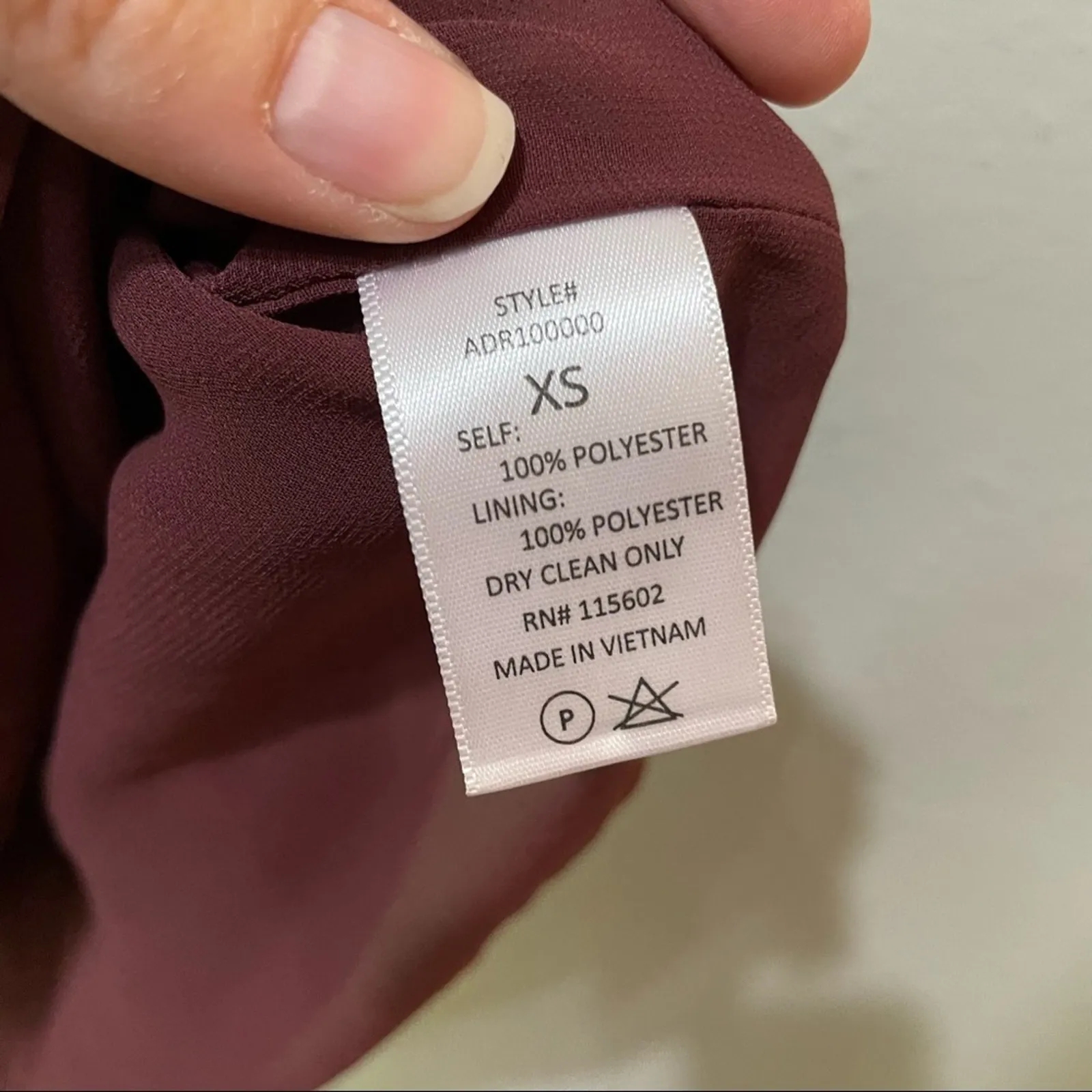 ASTR The Label Maroon Floral Wrap Front Mini Dress Womens XS Fall Boho Ruched - Image 7