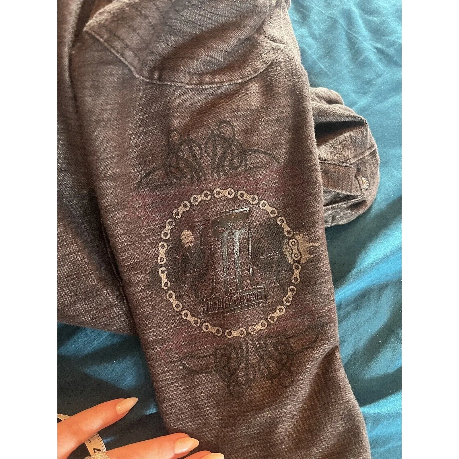 Harley Davidson Ladies Lightweight Jacket Size Small - Image 16