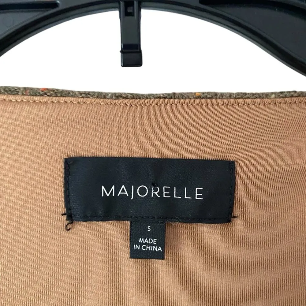 Majorelle Damien Wrap Mocha Brown Ribbed Sweater size small - Image 7