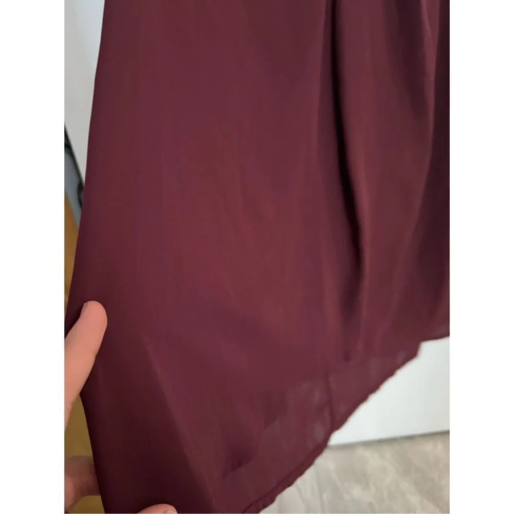 Apt. 9 Maroon Tank Top Woman’s Size Medium - Image 2