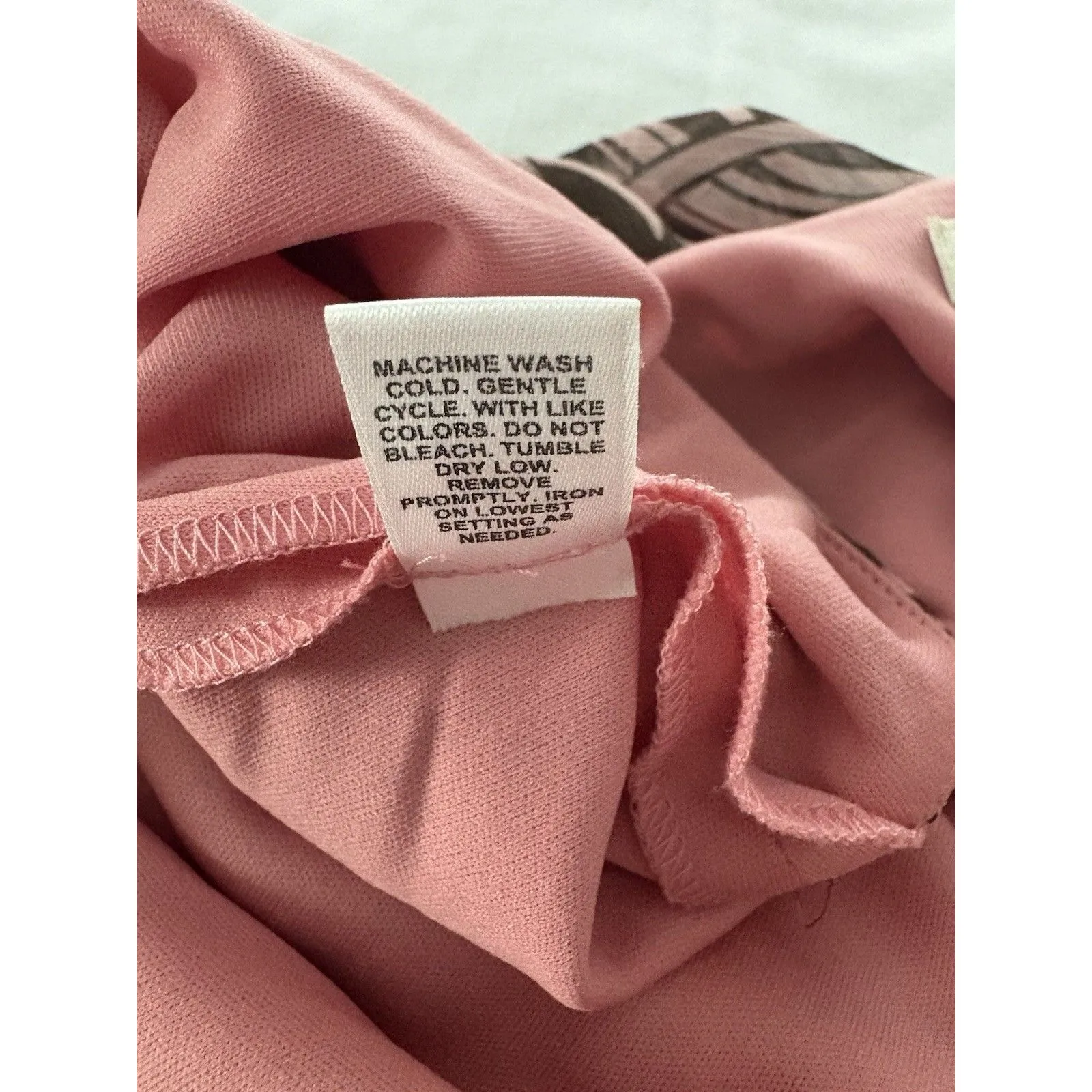 Y2k Skirt Pink & Brown Floral Fairycore Fairy Whimsy Size 6 Lined Silky Cato - Image 14