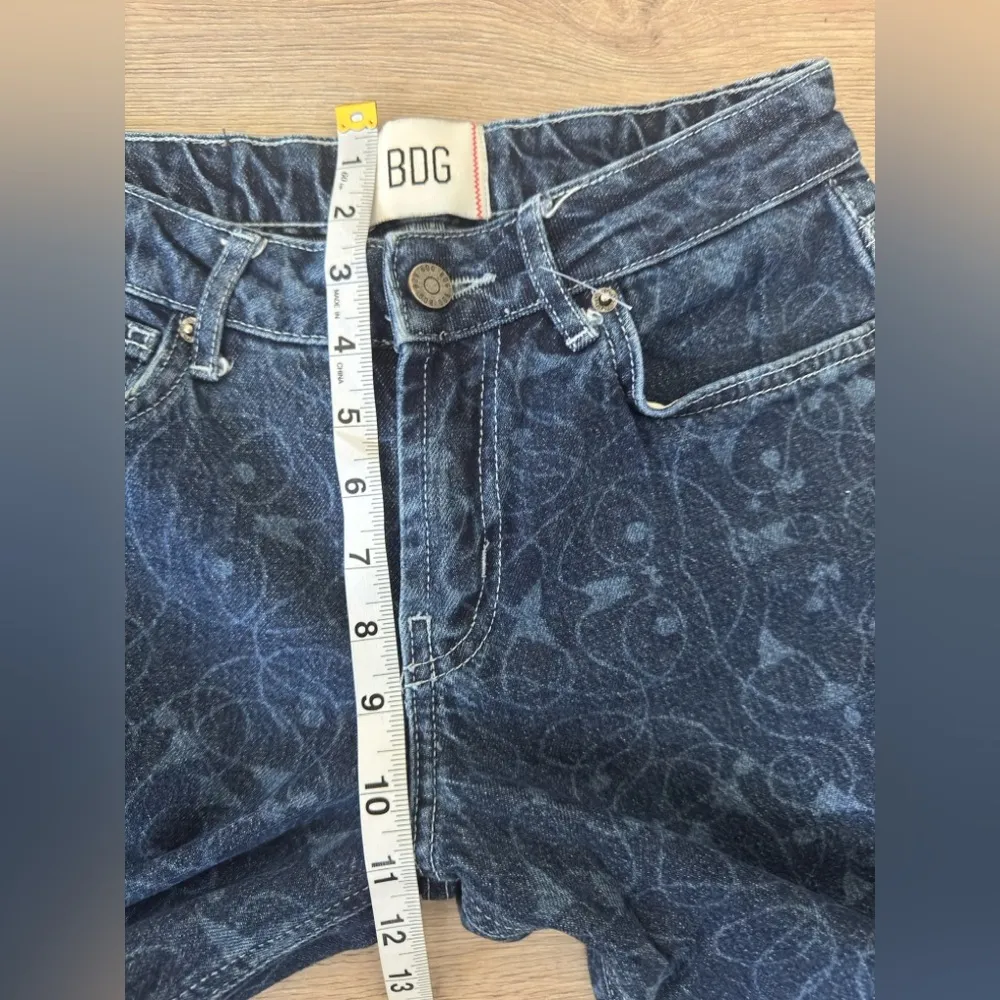BDG Dark Blue Patterned Low Rise Flare Jeans 👖 - Image 10