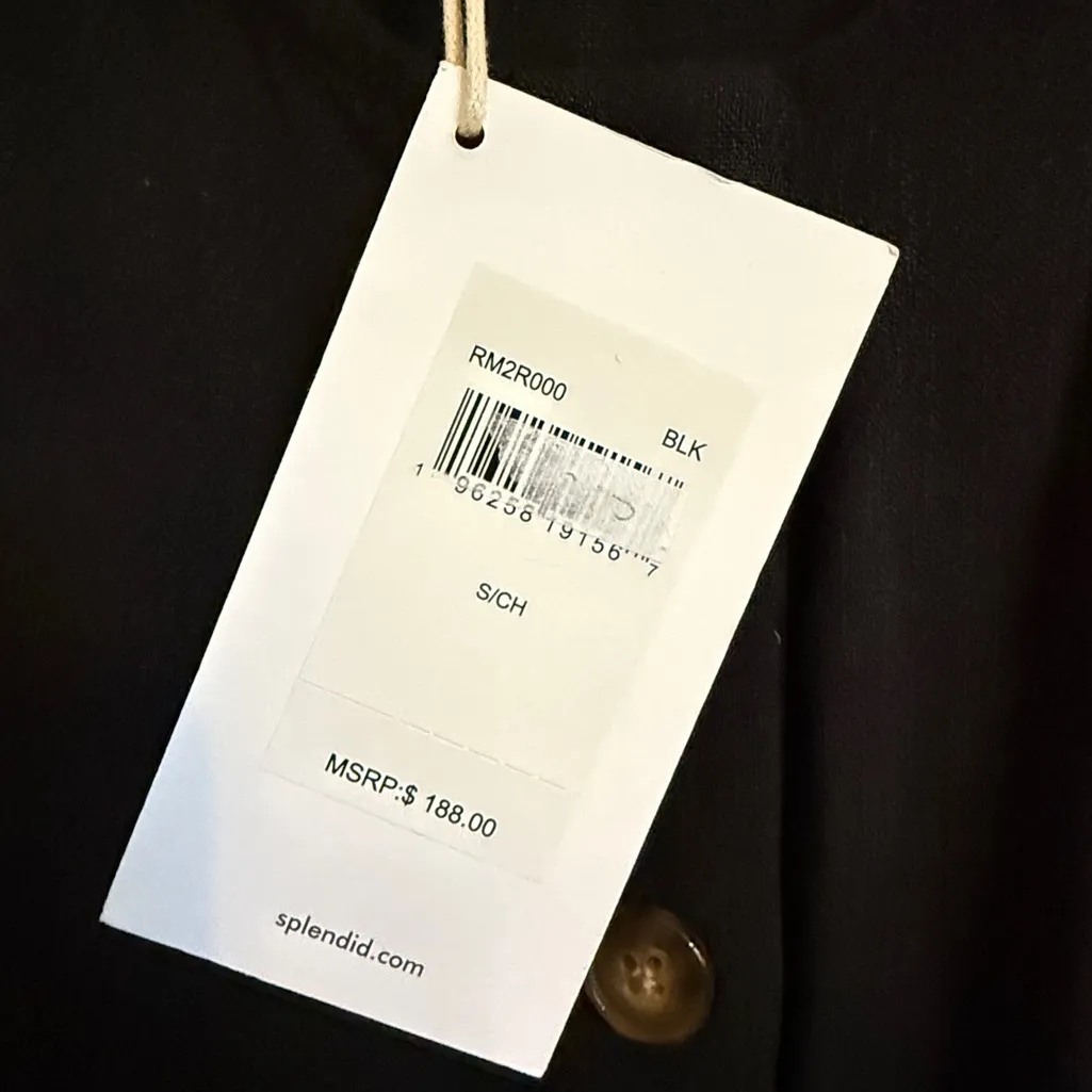 NWT Splendid Jordan Linen/Blend Jumpsuit Women’s Size Small - Image 9