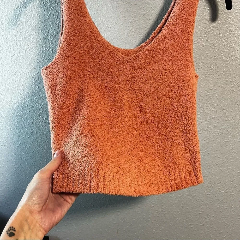 Ugg Peach Fuzzy Sweater Dulcie Tank - Image 6