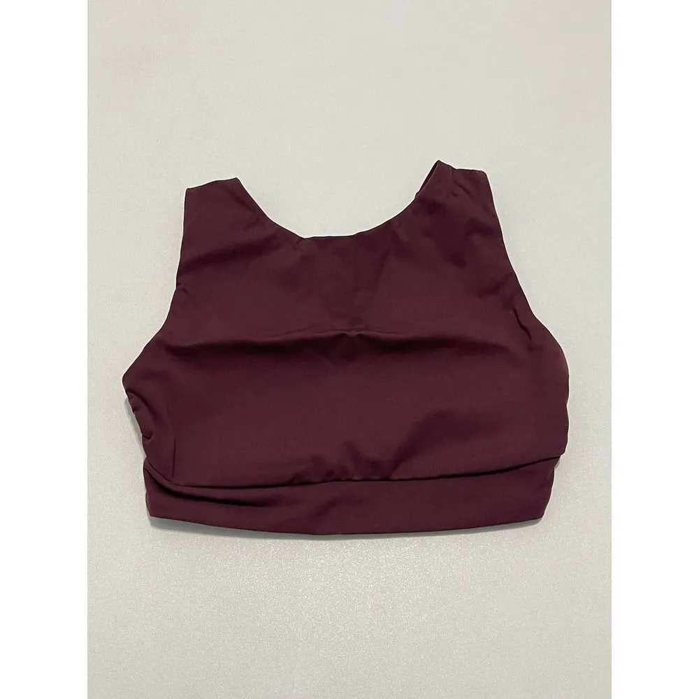 Vitamin A Maia Biosculpt Bikini Swim Top Burgundy Red 4 XS Extra Small‎ - Image 10