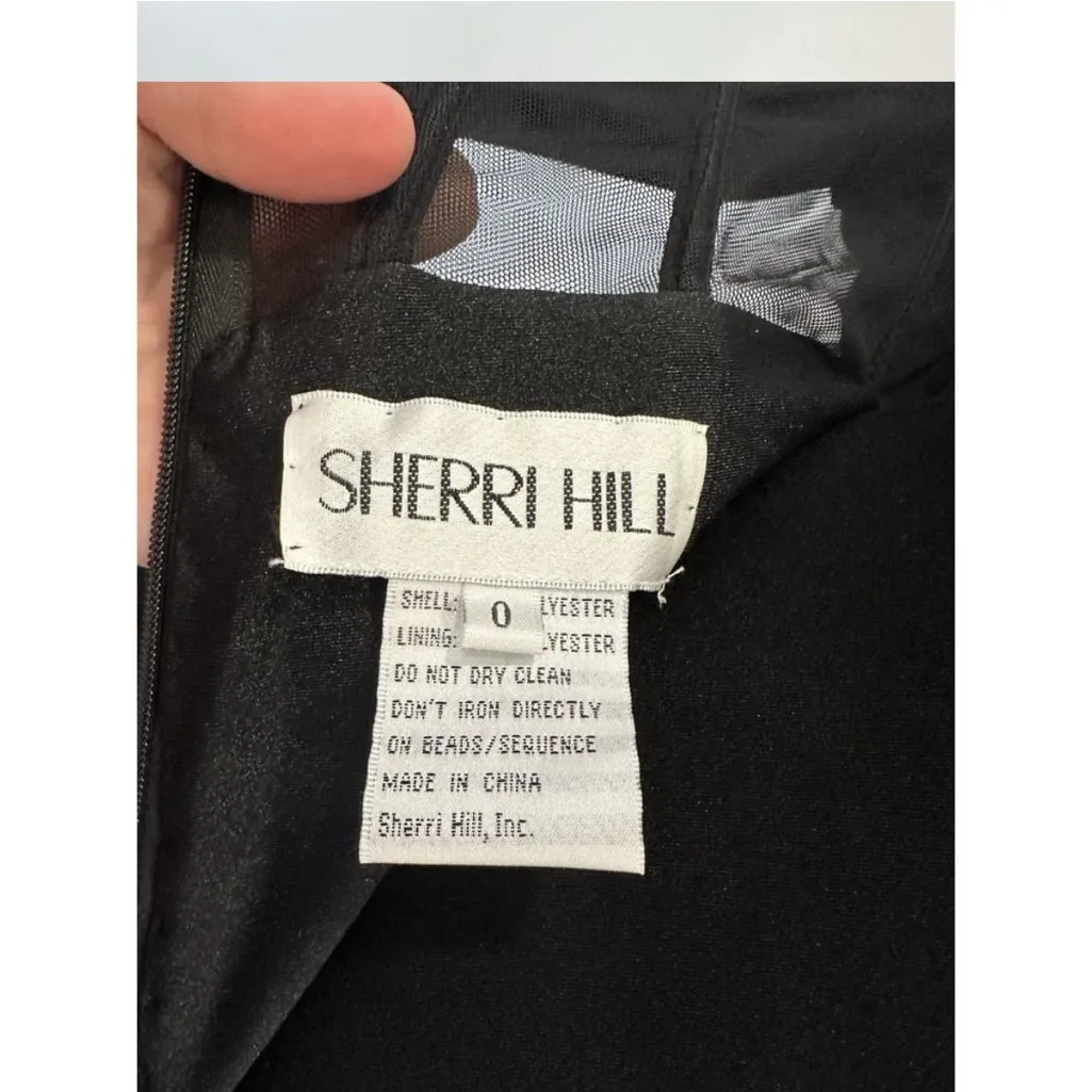 Sherri Hill 55554 Corset Ruched Satin Strapless Dress Sz 0 USED - Image 6