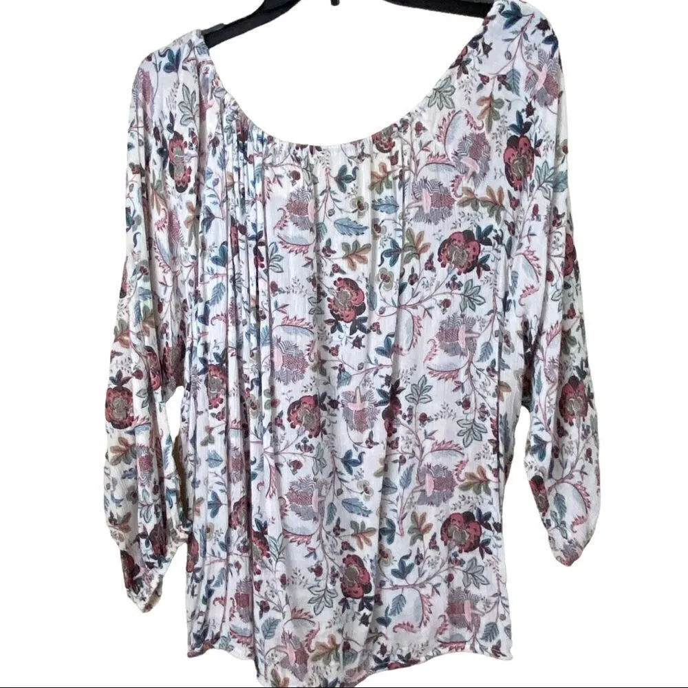 Denim & Supply Ralph Lauren Long Sleeve Boho Blouse Size Medium - Image 5