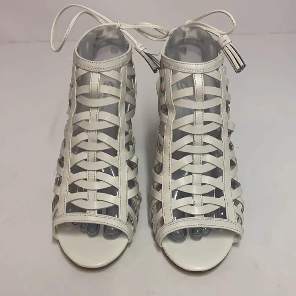 SBICCA MANITOU LEATHER ANKLE STRAP GLADIATOR SANDALS A10 - Image 4