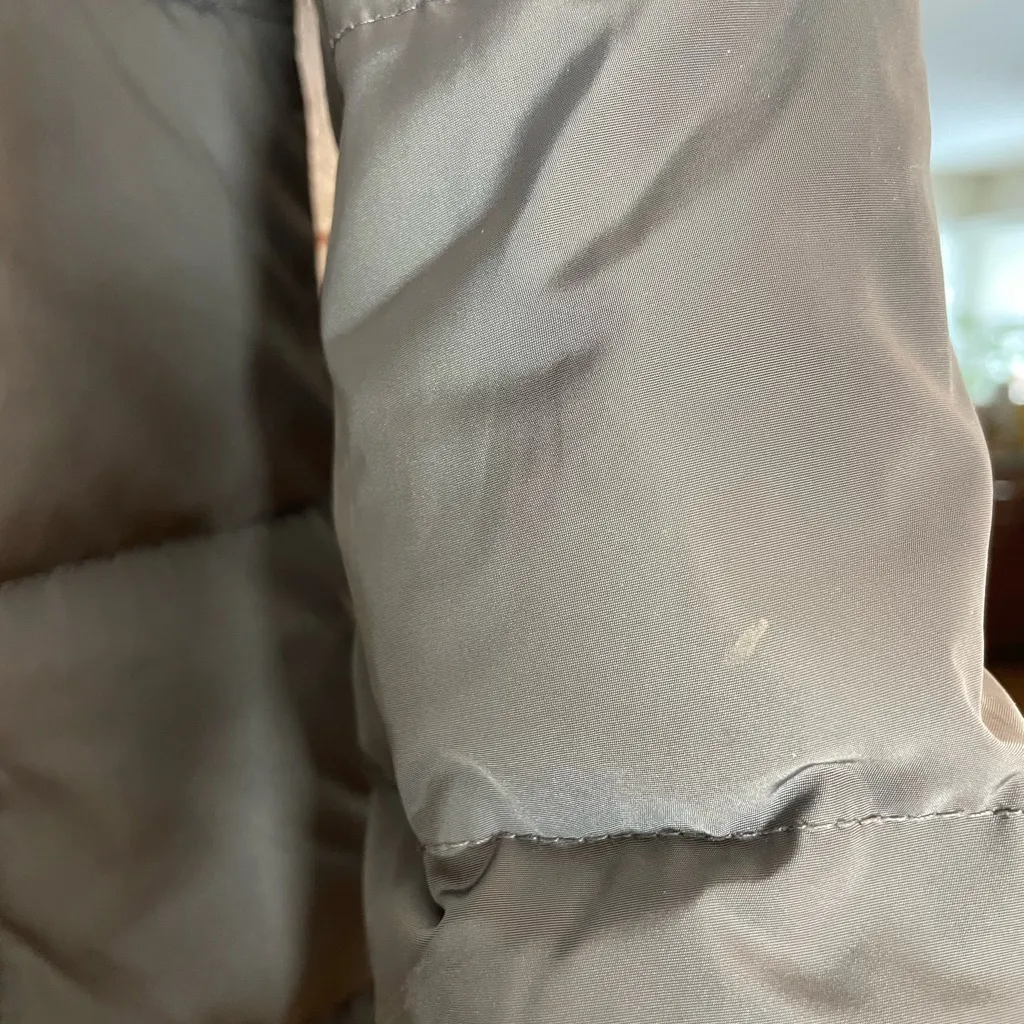 DKNY  Charcoal Down Hooded Puffer Coat - Image 10