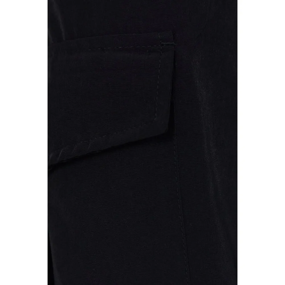 ZARA  Black Flowy Cargo Pants - S - Image 3
