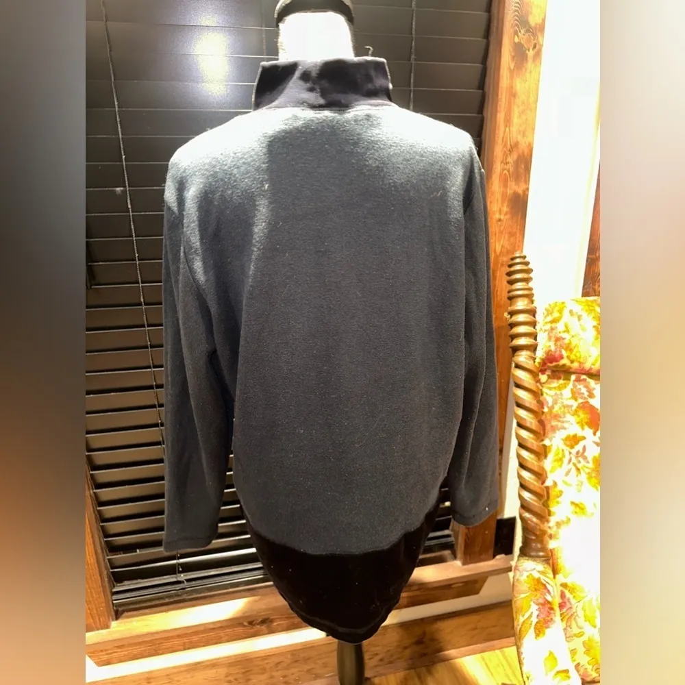 EUC Vintage 1990' “Bobbie Brooks “ tunic Pullover Velvet Size XLarge Gray - Image 5