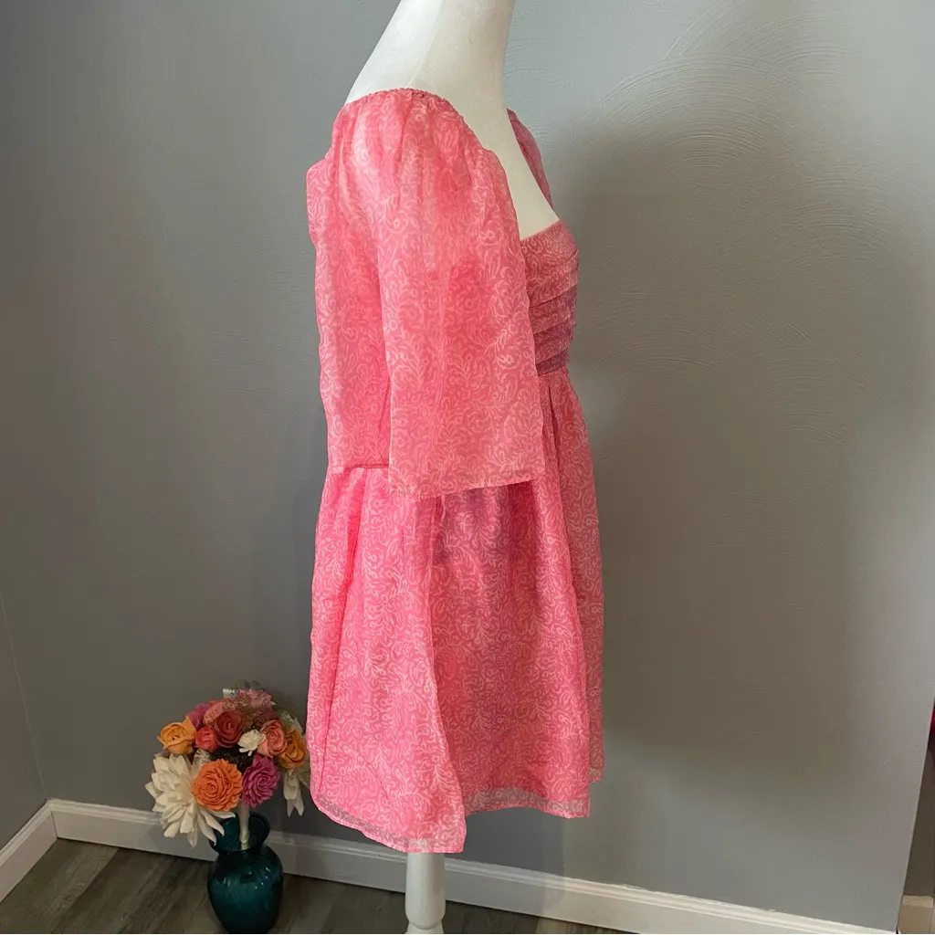 Abercrombie & Fitch Emerson Poplin Puff Sleeve Mini Dress - Image 4