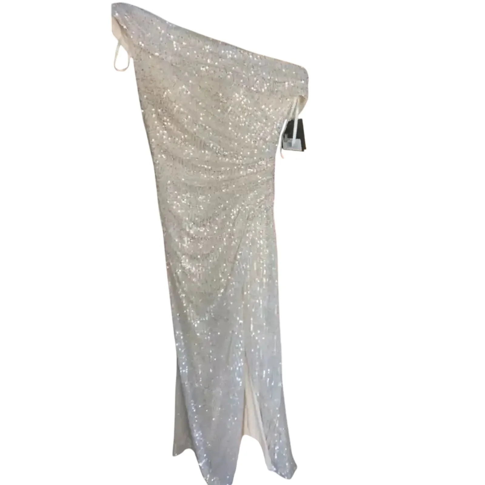 MAC DUGGAL 26550 One Shoulder Sequined Gown, Size 6, New with Tag MSRP $298 - Image 7