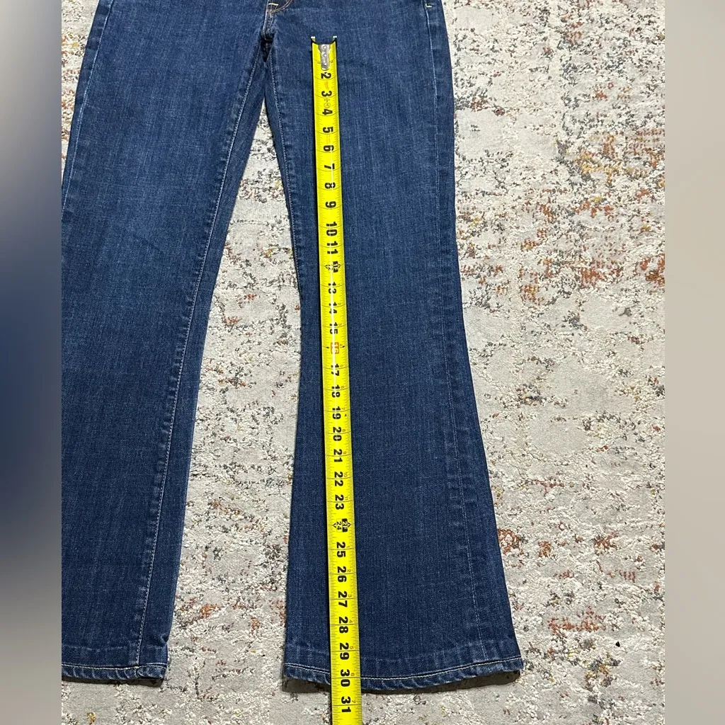 CITIZENS OF HUMANITY flare stretch jeans size 29 dark wash low rise Y2K - Image 9