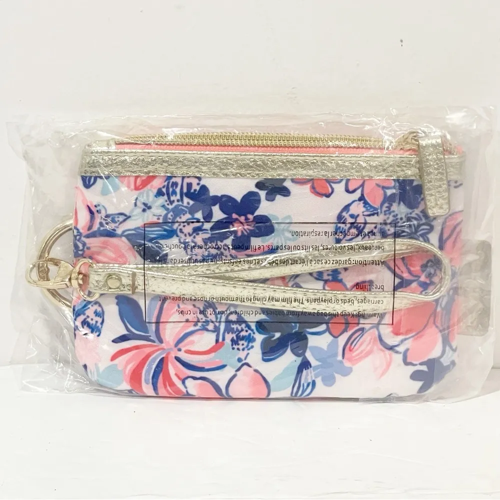 Lilly Pulitzer Printed Zip Top Wallet NEW Wristlet - Image 3