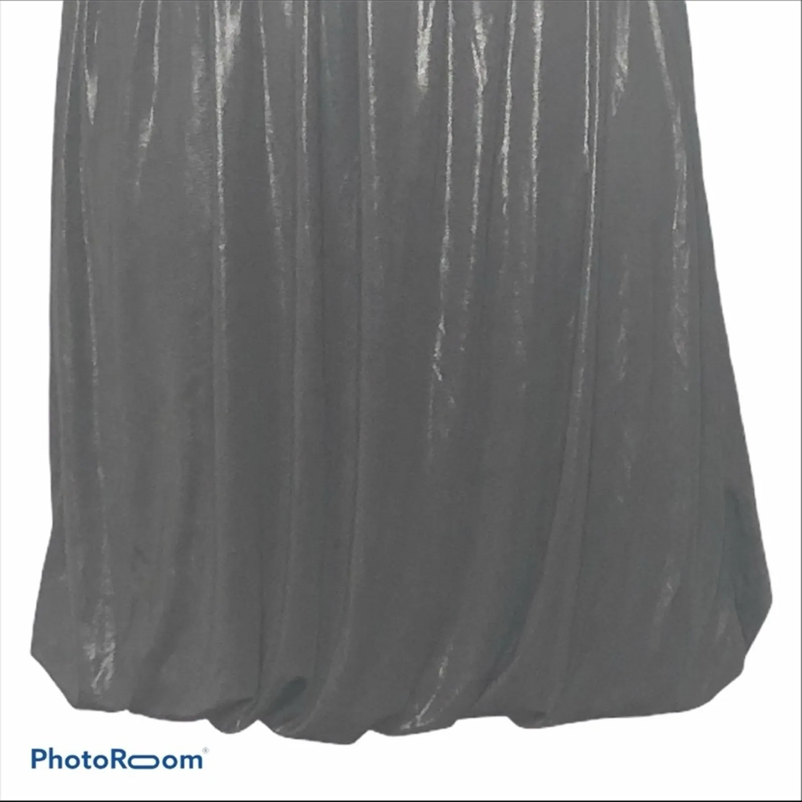 Bebe Shiny Black Mini Party Dress Low Demi Cup Size Small - Image 5