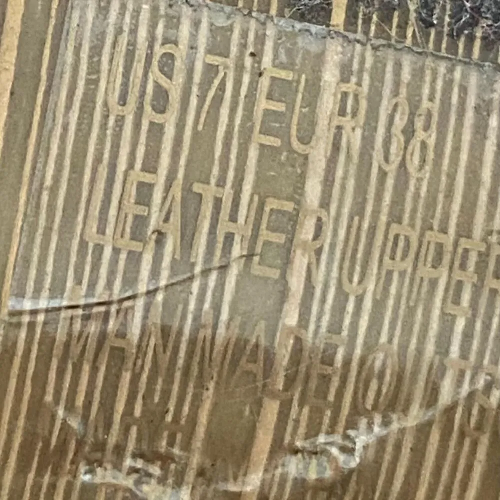 AEO Boho Brown Suede Leather Western Cowboy Mid Calf Heeled Boots US 7 - Image 7