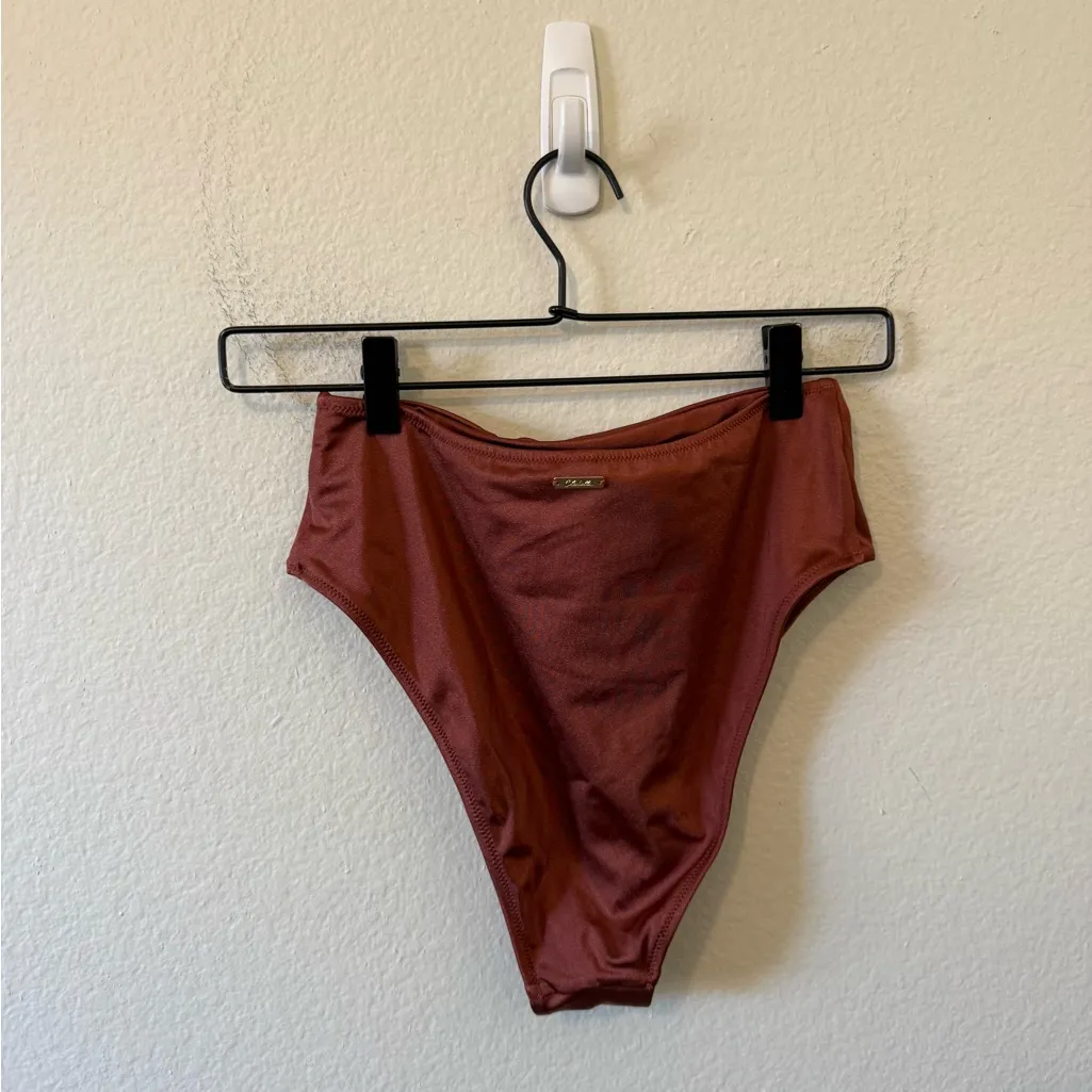 Cleobella Kimber Bikini High Waist Bottom Chai Size S Swim Vacation Resort - Image 4