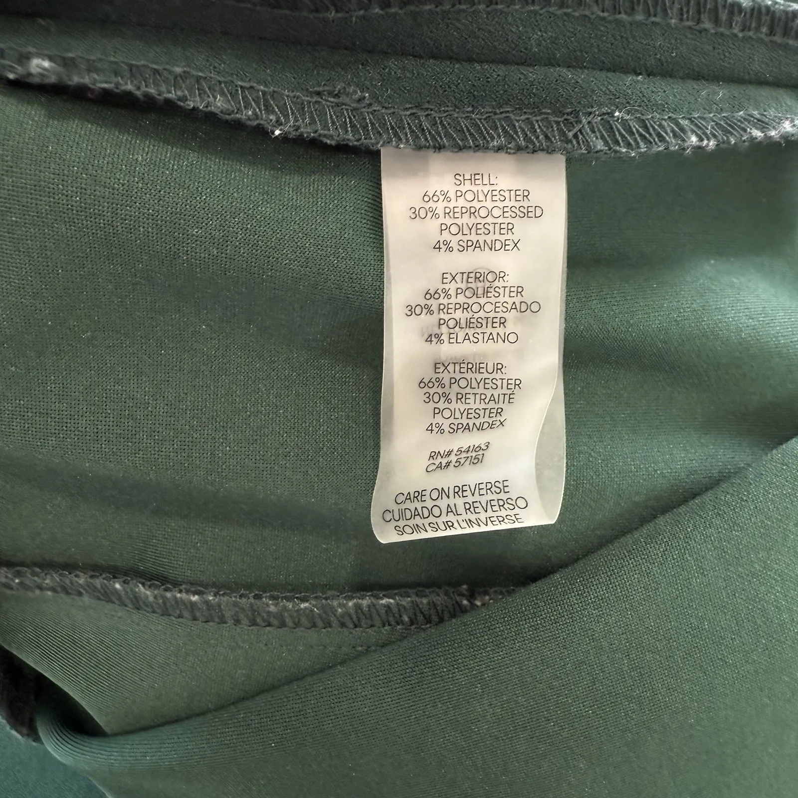 Calvin Klein Green Puff Sleeve Belt Stretch Wide Leg‎ Crop Jumpsuit 12 Pockets - Image 12