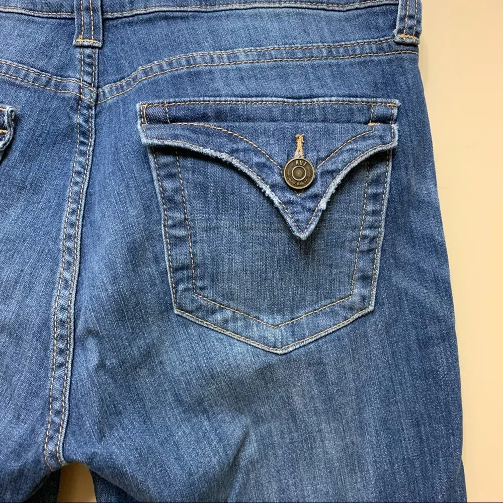 Kut From The Kloth Bardot Skinny Boyfriend Mid Rise Jeans Size 4 - Image 9