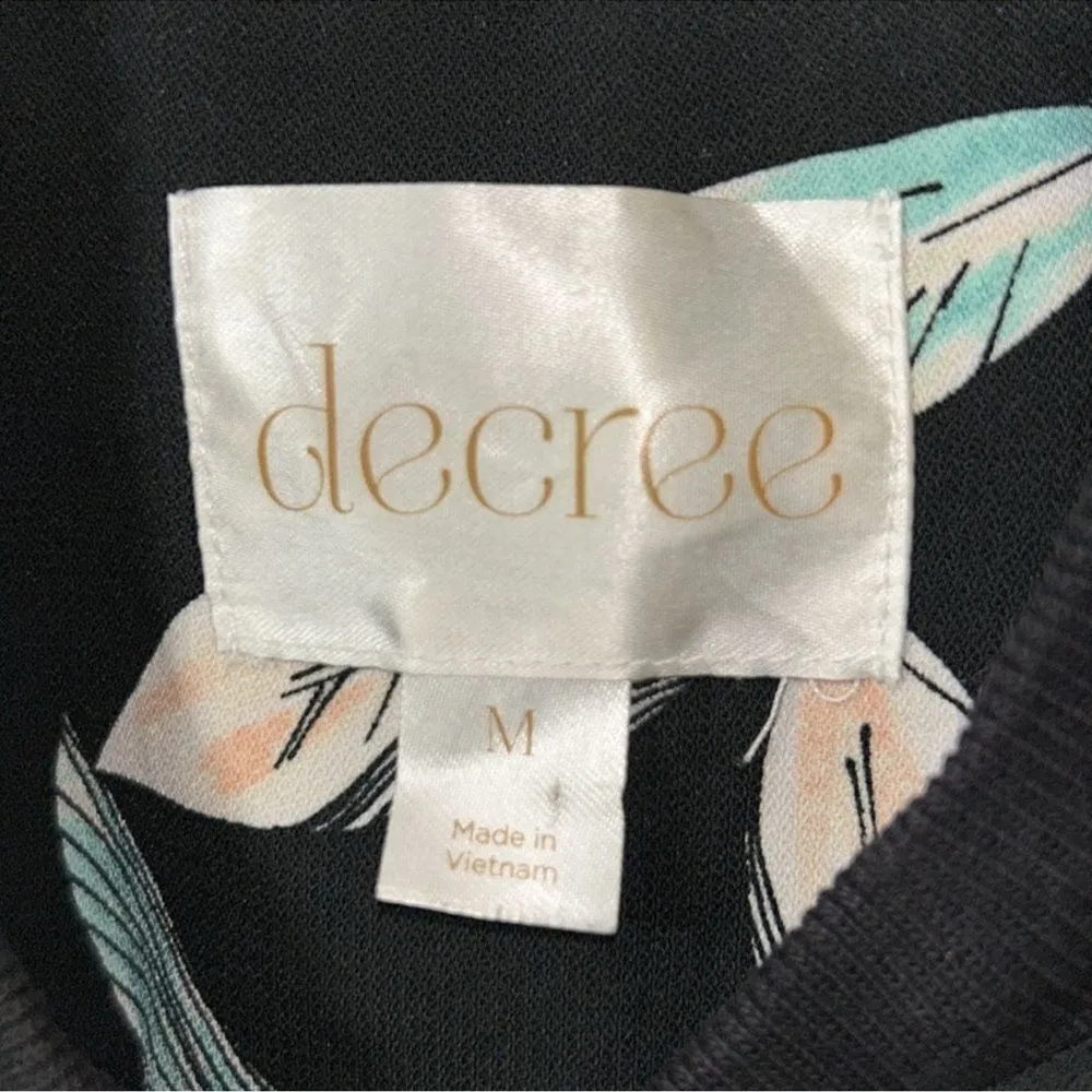 Decree Floral Print Bomber Jacket(Size Medium) - Image 8