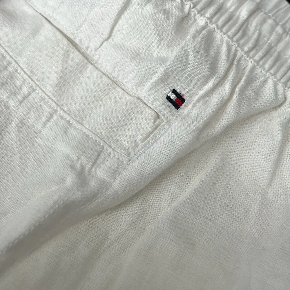 Tommy Hilfiger Linen-Blend Drawstring-Waist Straight-Leg Pants Size XL NWT $89.5 - Image 5