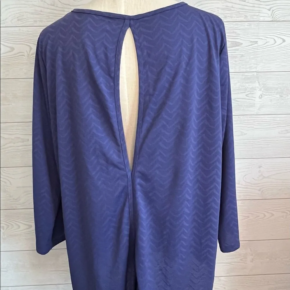 Xersion blue long sleeve Activewear top Size XXL - Image 4