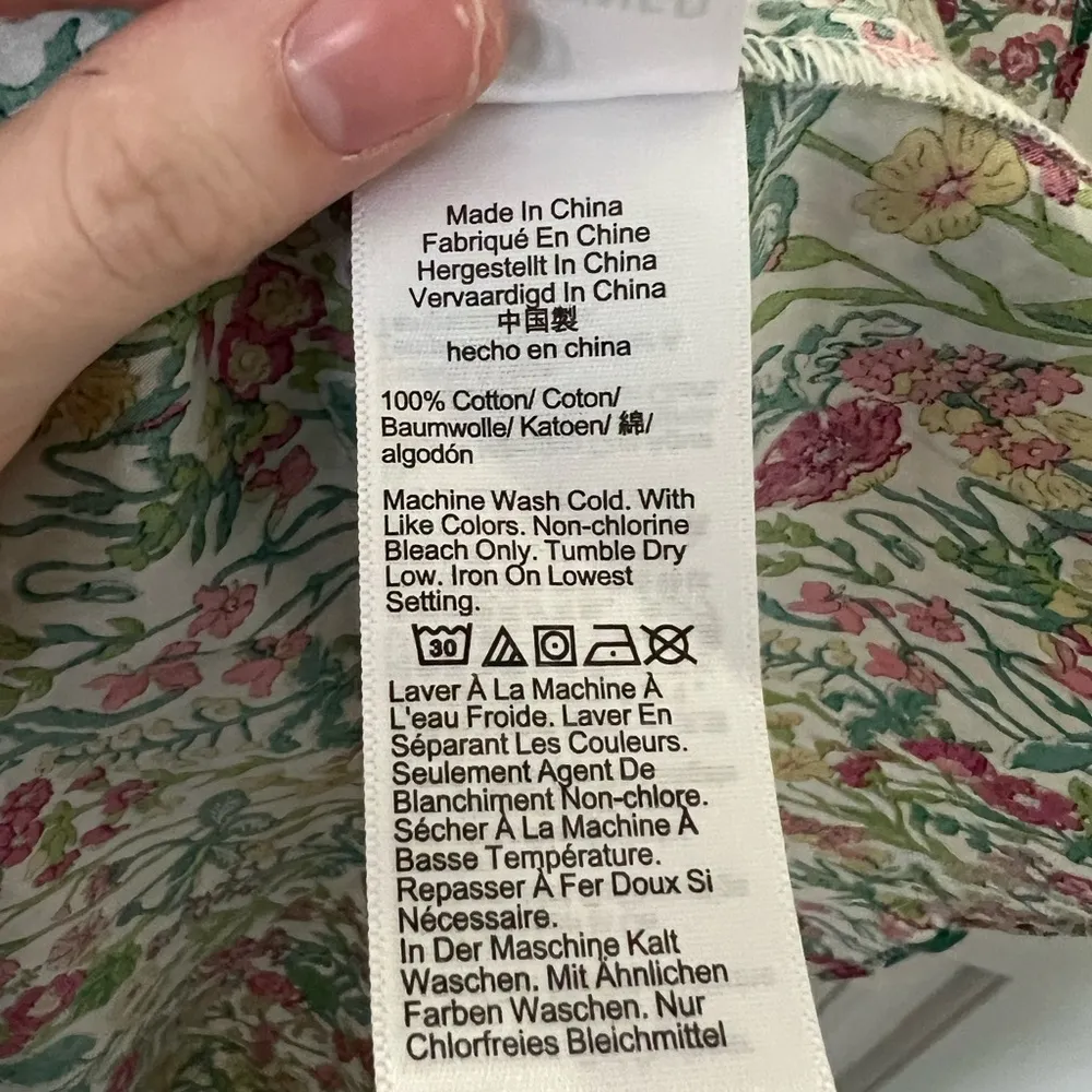 NEW J. Crew V-neck Smocked-waist Dress in Liberty® Fabric - Image 9